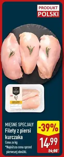 ALDI Mięsne Specjały Filety z piersi kurczaka oferta