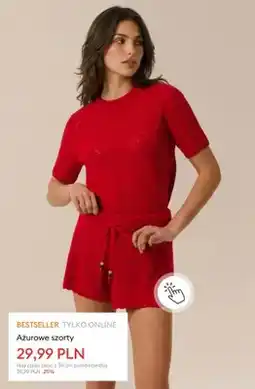 Sinsay Szorty ażurowe oferta
