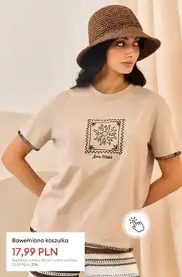 Sinsay Koszulka bawełniana Sun Kissed oferta