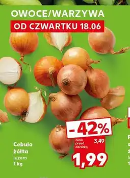 Kaufland Cebula żółta luzem oferta