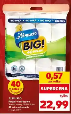 Kaufland Papier toaletowy Almusso BIG! 40-pak oferta