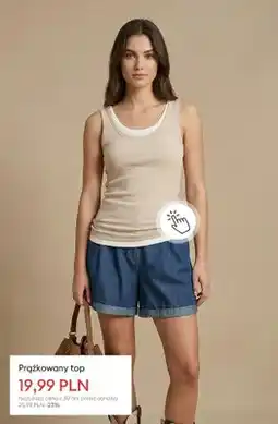 Sinsay Prążkowany top oferta