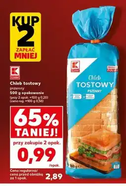 Kaufland Chleb tostowy pszenny K-Classic oferta