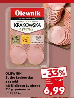Kaufland Sucha krakowska z szynki Olewnik oferta
