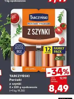 Kaufland Parówki z szynki Tarczyński oferta
