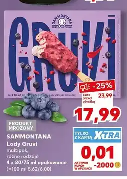 Kaufland Lody Gruvi Sammontana oferta
