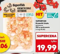 Kaufland Krewetki białe gotowane SuperFish oferta