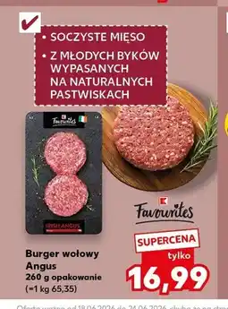 Kaufland Burger wołowy Angus Favourites oferta