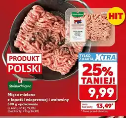 Kaufland Mięso mielone z łopatki wieprzowej i wołowej Stoisko Mięsne oferta