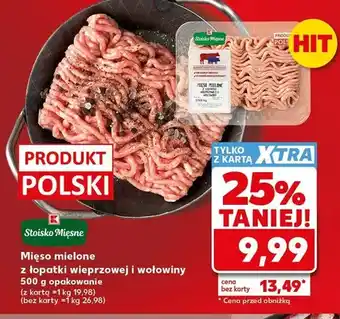 Kaufland Mięso mielone z łopatki wieprzowej i wołowej Stoisko Mięsne oferta