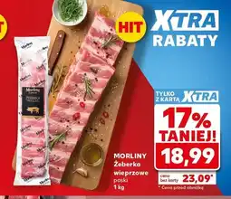 Kaufland Żeberka wieprzowe paski Morliny oferta