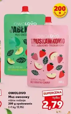 Kaufland Mus owocowy Owolovo jabłko oferta