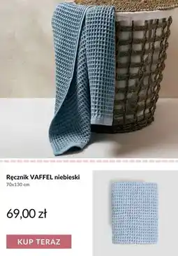 Homla Ręcznik VAFFEL niebieski oferta