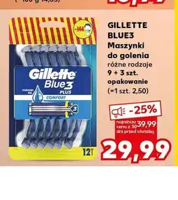 Kaufland Maszynki do golenia Gillette Blue3 Plus Comfort oferta