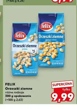 Kaufland Orzeszki ziemne Felix prażone bez soli oferta