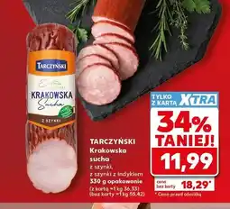Kaufland Krakowska sucha z szynki Tarczyński oferta