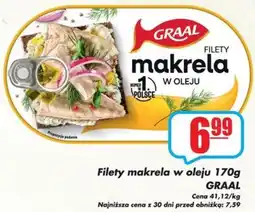 Sezamek Filety makrela w oleju GRAAL oferta