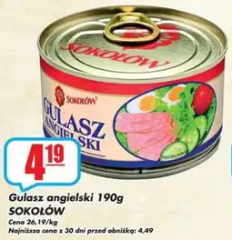 Sezamek Gulasz angielski SOKOŁÓW oferta