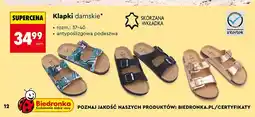 Biedronka Klapki damskie Clevé oferta