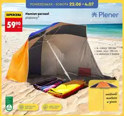 Biedronka Namiot-parasol plażowy Plener oferta