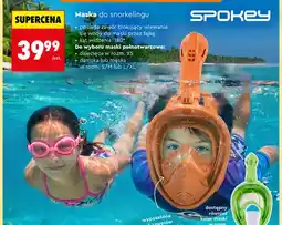 Biedronka Maska do snorkelingu pełnotwarzowa damska Spokey oferta