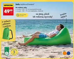 Biedronka Sofa nadmuchiwana Plener pomarańczowa oferta