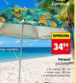 Biedronka Parasol plażowy Campus oferta