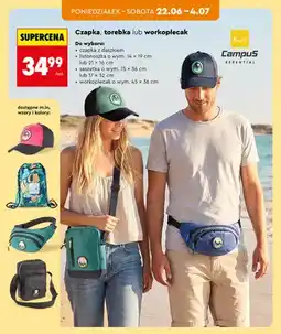 Biedronka Czapka z daszkiem Campus Essential oferta