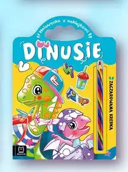 Biedronka Książka dla dzieci Dinusie Malowanka z naklejkami oferta