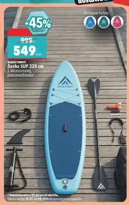 Biedronka Deska SUP Black Forest 320 cm z akcesoriami jasnoniebieska oferta