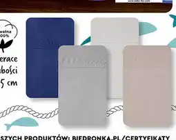 Biedronka Prześcieradło bawełniane jersey Smukee 200x200 cm oferta
