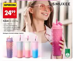 Biedronka Kubek ze słomką Smukee oferta