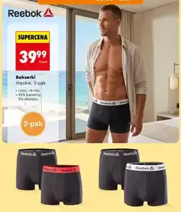Biedronka Bokserki męskie Reebok 2-pak oferta
