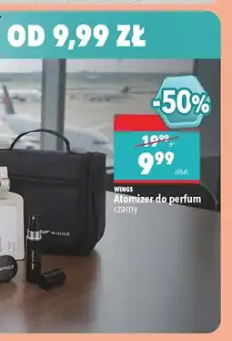 Biedronka Atomizer do perfum Wings czarny oferta