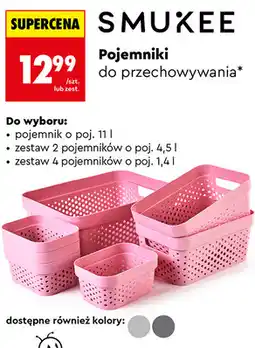 Biedronka SMUKEE Pojemniki do przechowywania oferta