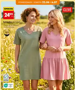 Biedronka Sukienka damska CLEVÉ oferta