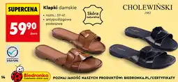 Biedronka Klapki damskie oferta