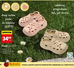 Biedronka Klapki damskie oferta
