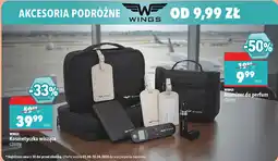 Biedronka WINGS Akcesoria podróżne (Kosmetyczka wisząca / Atomizer do perfum) oferta
