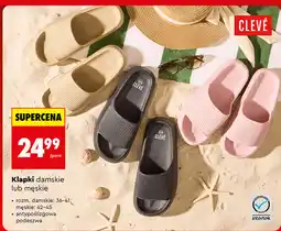 Biedronka Klapki damskie lub męskie Cleve oferta