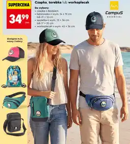 Biedronka Czapka, torebka lub workoplecak Campus oferta
