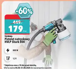 Biedronka TILSWALL Pistolet natryskowy HVLP Shark 800 oferta