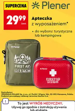 Biedronka Apteczka z wyposażeniem Plener oferta