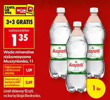 Biedronka Muszynianka Woda mineralna niskonasycona oferta