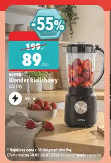 Biedronka Hoffen Blender kielichowy czarny oferta