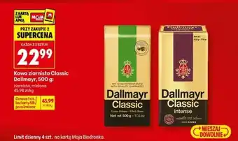 Biedronka Kawa ziarnista Classic Dallmayr, 500 g oferta