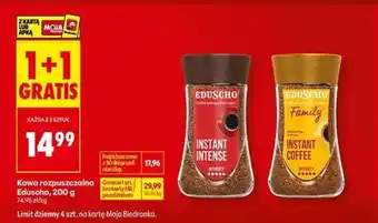 Biedronka Kawa rozpuszczalna Eduscho, 200 g oferta