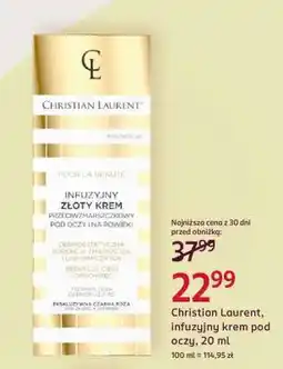 Rossmann Christian Laurent, infuzyjny krem pod oczy, 20 ml oferta