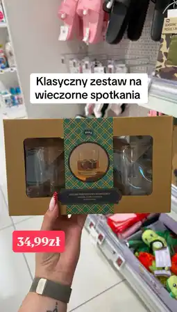 Rossmann eloy Zestaw prezentowy do whiskey szklanki, kostki i szczypce 5 elementów oferta