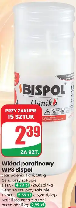 Dino Wkład parafinowy WP3 Bispol oferta